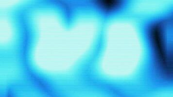 3D abstract digital technology animated blue light particles on black background. video