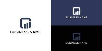 Financial technology business Logo Vector Design Template. accounting application Symbol For Company.