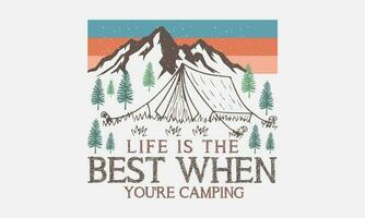 Retro Camping Sublimation Bundle vector