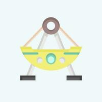 Icon Boat. related to Amusement Park symbol. flat style. simple design editable. simple illustration vector
