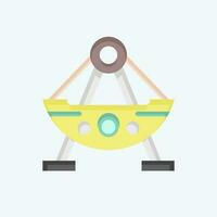 Icon Boat. related to Amusement Park symbol. flat style. simple design editable. simple illustration vector