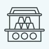 Icon Cans. related to Amusement Park symbol. line style. simple design editable. simple illustration vector