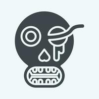 Icon Bones. related to Halloween symbol. glyph style. simple design editable. simple illustration vector