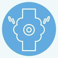 Icon Joint. related to Body Ache symbol. blue eyes style. simple design editable. simple illustration vector