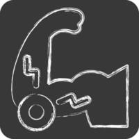 Icon Elbow. related to Body Ache symbol. chalk Style. simple design editable. simple illustration vector