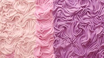 Neutral pink and magenta colored milky velvet cream texture background. photo
