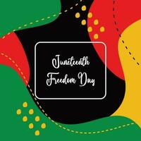 Juneteenth theme abstract background, freedom day, annual holiday. with empty space for text, vector design for banner, greeting card, poster, social media.