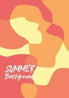 awesome abstract pattern summer background. Colorful vector design for banners, greeting cards, posters, social media.