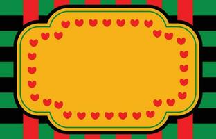 Juneteenth theme geometric background, freedom day, annual holiday. with empty space for text, vector design for banner, greeting card, poster, social media.