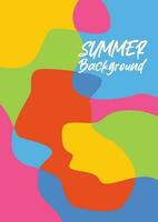 awesome abstract pattern summer background. Colorful vector design for banners, greeting cards, posters, social media.