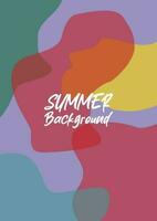 awesome abstract pattern summer background. Colorful vector design for banners, greeting cards, posters, social media.