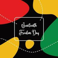 Juneteenth theme abstract background, freedom day, annual holiday. with empty space for text, vector design for banner, greeting card, poster, social media.