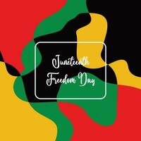 Juneteenth theme abstract background, freedom day, annual holiday. with empty space for text, vector design for banner, greeting card, poster, social media.