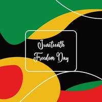 Juneteenth theme abstract background, freedom day, annual holiday. with empty space for text, vector design for banner, greeting card, poster, social media.