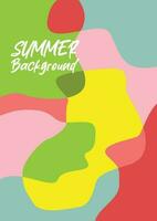 awesome abstract pattern summer background. Colorful vector design for banners, greeting cards, posters, social media.