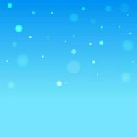 Abstract snowfall blue background. vector