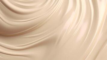 Neutral white brown colored milky velvet cream texture background. photo