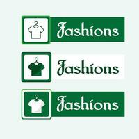 fashions log icon hanger t-shirt vector