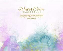 Abstract splashed watercolor background. Design for your cover, date, postcard, banner, logo. vector