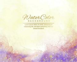 Abstract splashed watercolor background. Design for your cover, date, postcard, banner, logo. vector