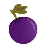 ilustración de fruta de uva png