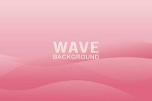 Abstract Pink Wave Background with empty space vector