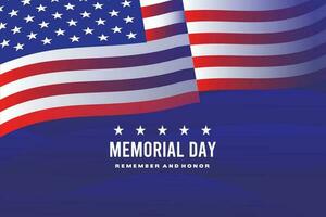 memorial day Background Design with empty space for your photo vector