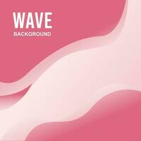 Abstract Smooth Pink Wave Gradient Background Design with empty space for product vector