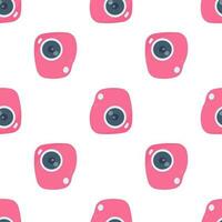 photography day camera color pattern elements set vector