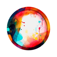 Round Frame, Round Frame , Round Frame Bold Color Transparent Background png