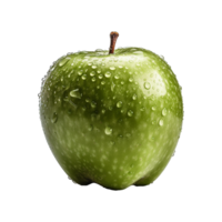 manzana, verde manzana, verde manzana png, transparente fondo, ai generado png
