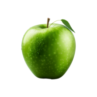 äpple, grön äpple, grön äpple png, transparent bakgrund, ai genererad png