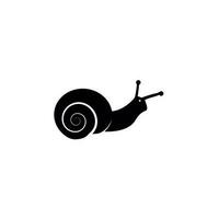 snail silhouette logo icon designs vector
