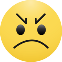 fronsen gezicht emoticon. png