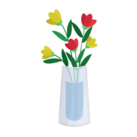 Blume im vas Illustration png