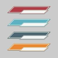 Infographic banners set vector