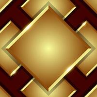 Gold background with light effect vector