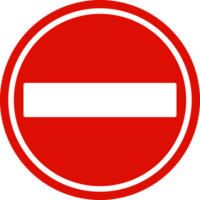 beschränkt und gefährlich unterzeichnen. der Verkehr Straße und halt Zeichen Symbol, Warnung und Beachtung png