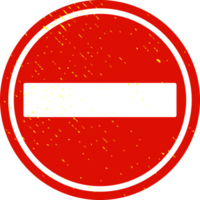 restringido y peligroso signo. tráfico la carretera y detener firmar símbolo, advertencia y atención png