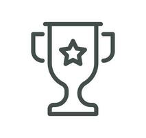 Awards related icon outline and linear vector. vector