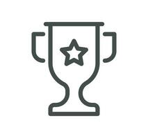 Awards related icon outline and linear vector. vector