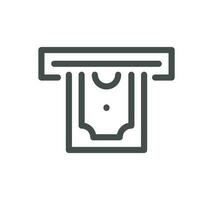 Finance related icon outline and linear vector. vector