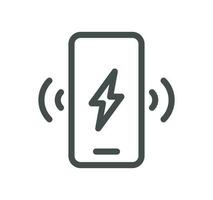 Energy related icon outline and linear vector. vector