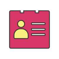 company employee data icon png