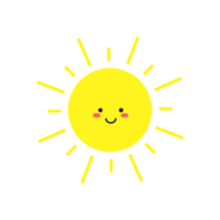 carino sole illustrazione icona png