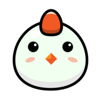 cute chick illustration icon png