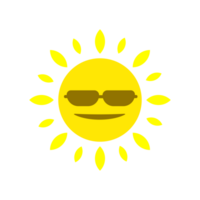 cute sun illustration icon png