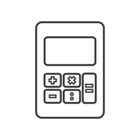 Taschenrechner Illustration Symbol png