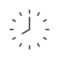 Mauer Uhr Symbol Illustration png