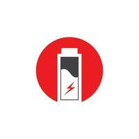 Power Battery Energy Logo Vector Illustration